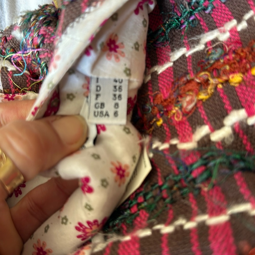 Moschino Tweed Patchwork Jacket - image 4